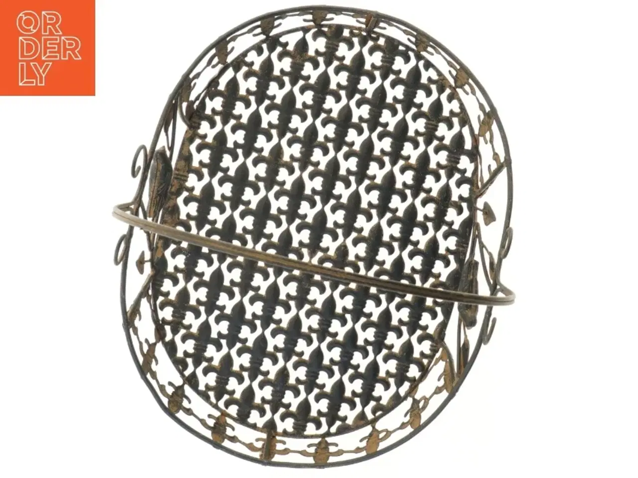 Billede 4 - Dekorativ metal kurv (str. 40x30x40 cm)