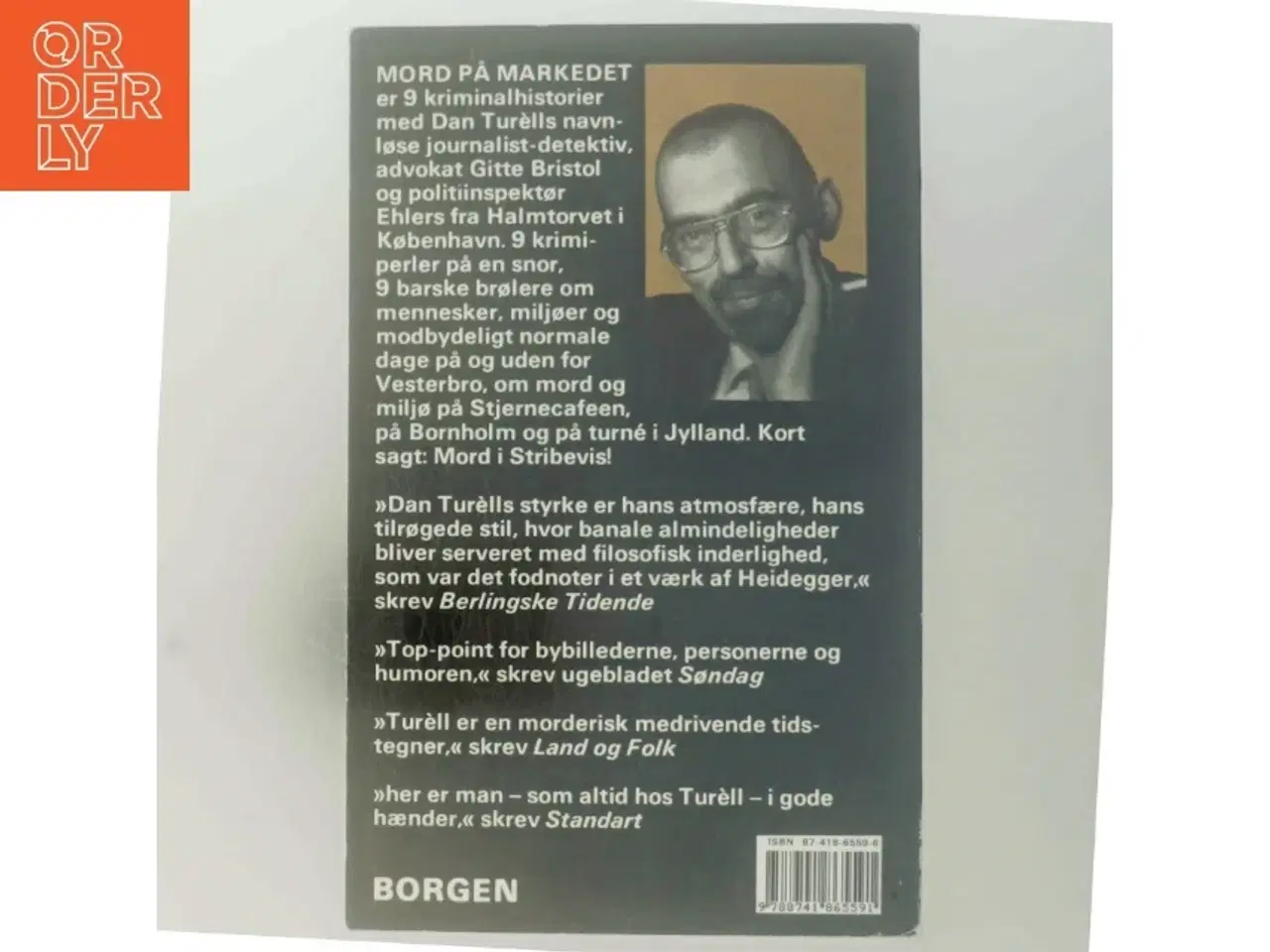 Billede 3 - Mord på markedet : kriminalhistorier af Dan Tur&#232;ll (Bog)