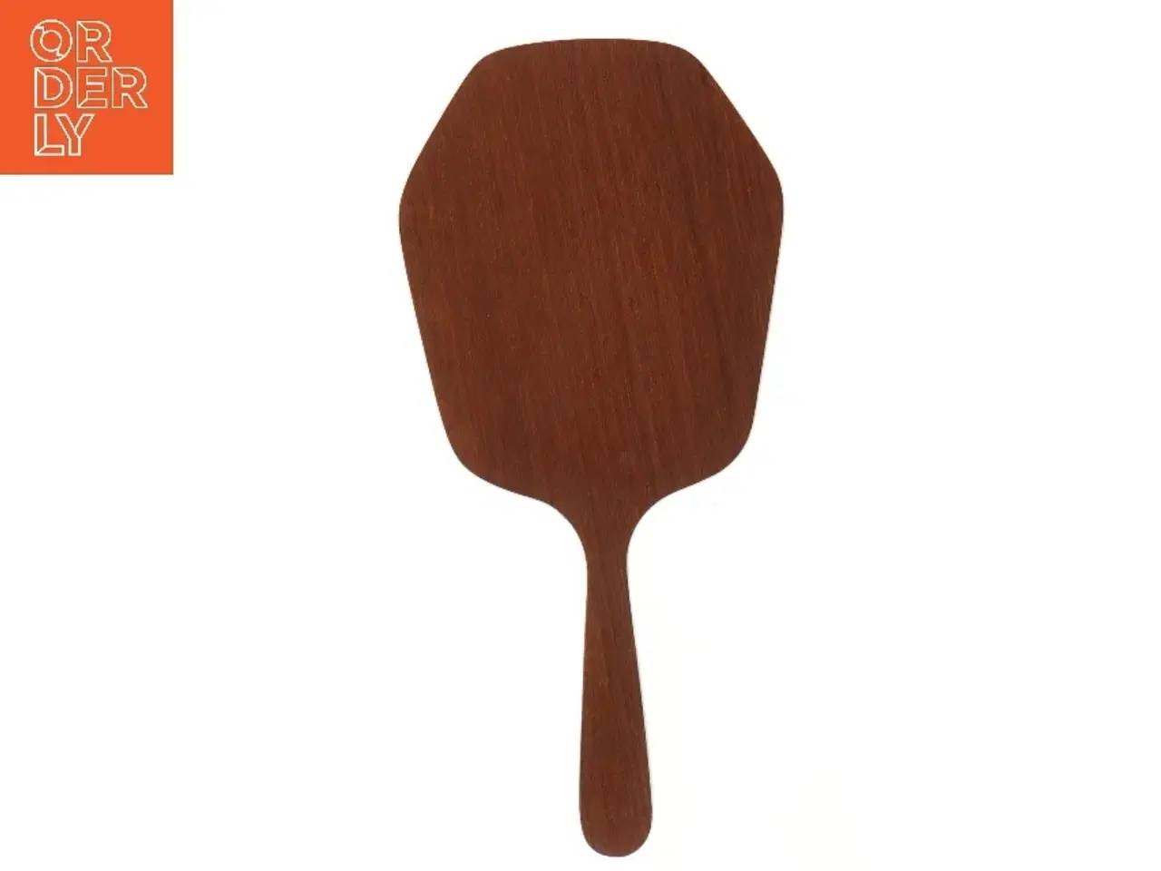 Billede 2 - Vintage Teak træ Håndspejl i træramme (str. 41 cm)