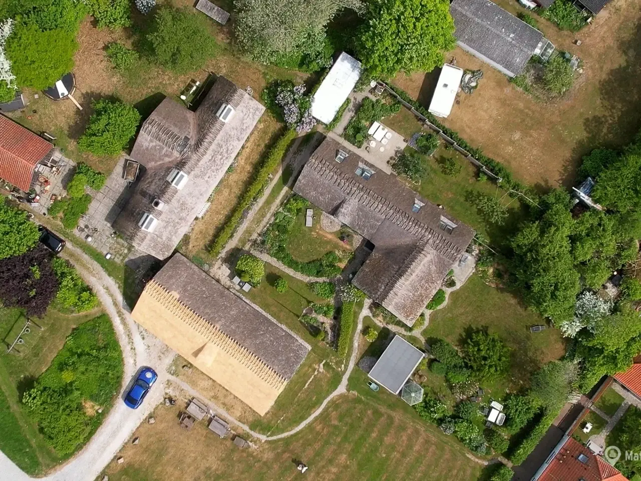 Billede 22 - 6 byggegrunde til nybyg med adgang til smuk fællesgård og tæt på indkøb, skole, skov og strand. 