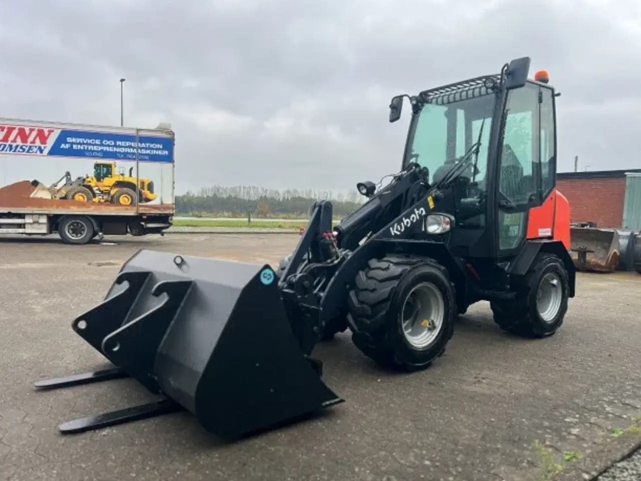 Billede 2 - Kubota RT280 - Kabine / Skovl & gafler