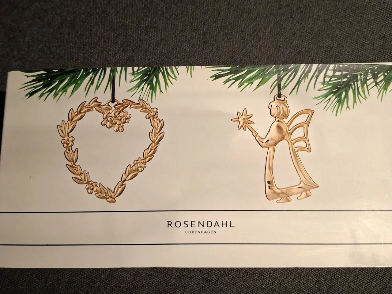 Billede 5 - Rosendahl små ophæng i guld look, Karen Blixen 