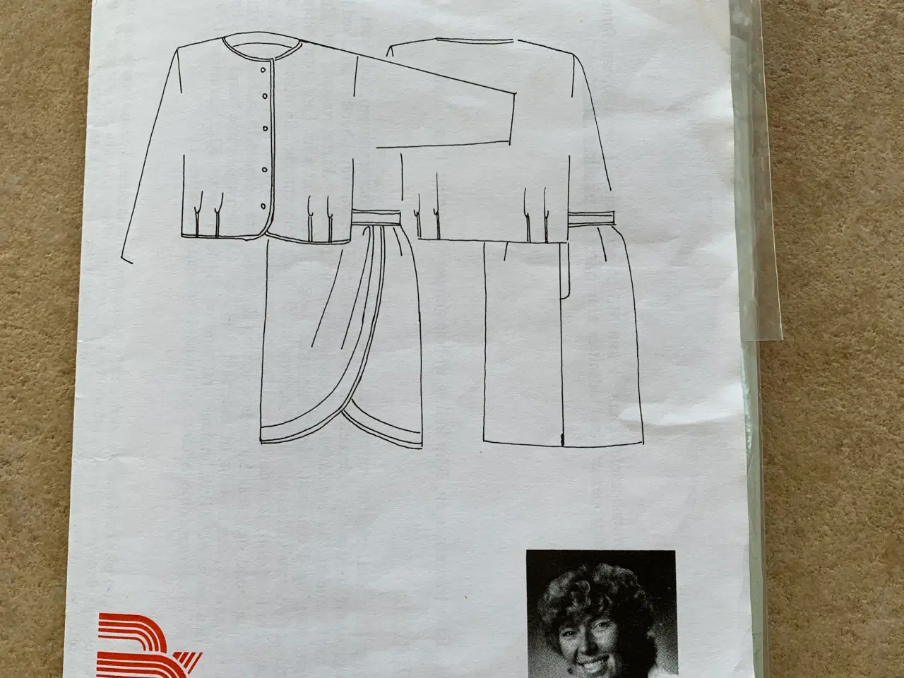 Billede 1 - BK dress mønster 2201 str. 40 jakke & nederdel