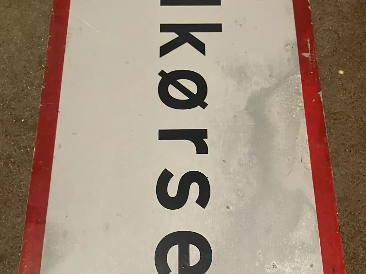 Billede 2 - Jordkørsel / vejarbejde skilt 