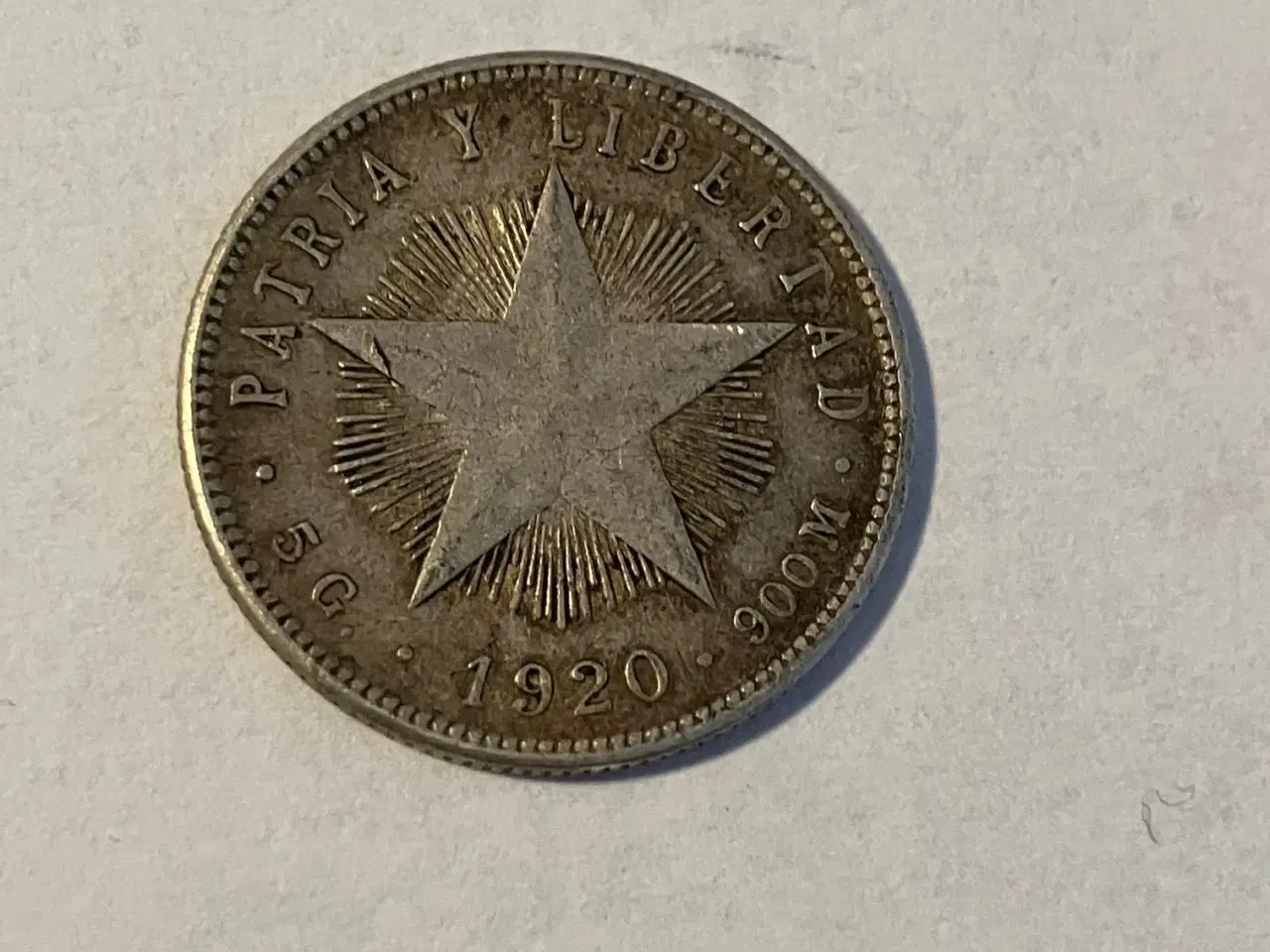 Billede 2 - 20 Centavos 1920 Cuba
