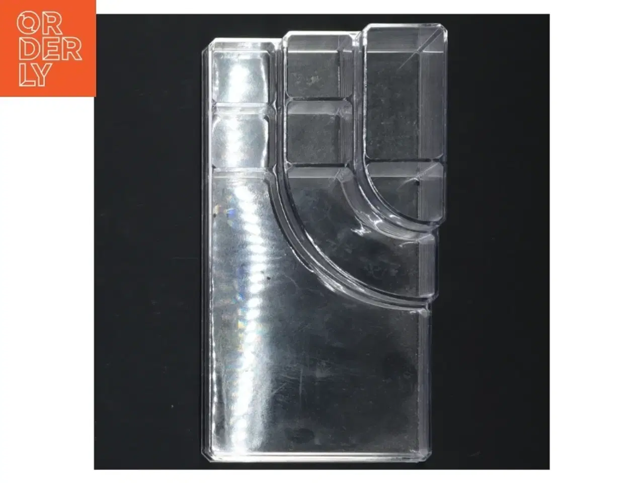 Billede 3 - Gennemsigtig plastik organisator (str. 17 x. 9,5 cm)