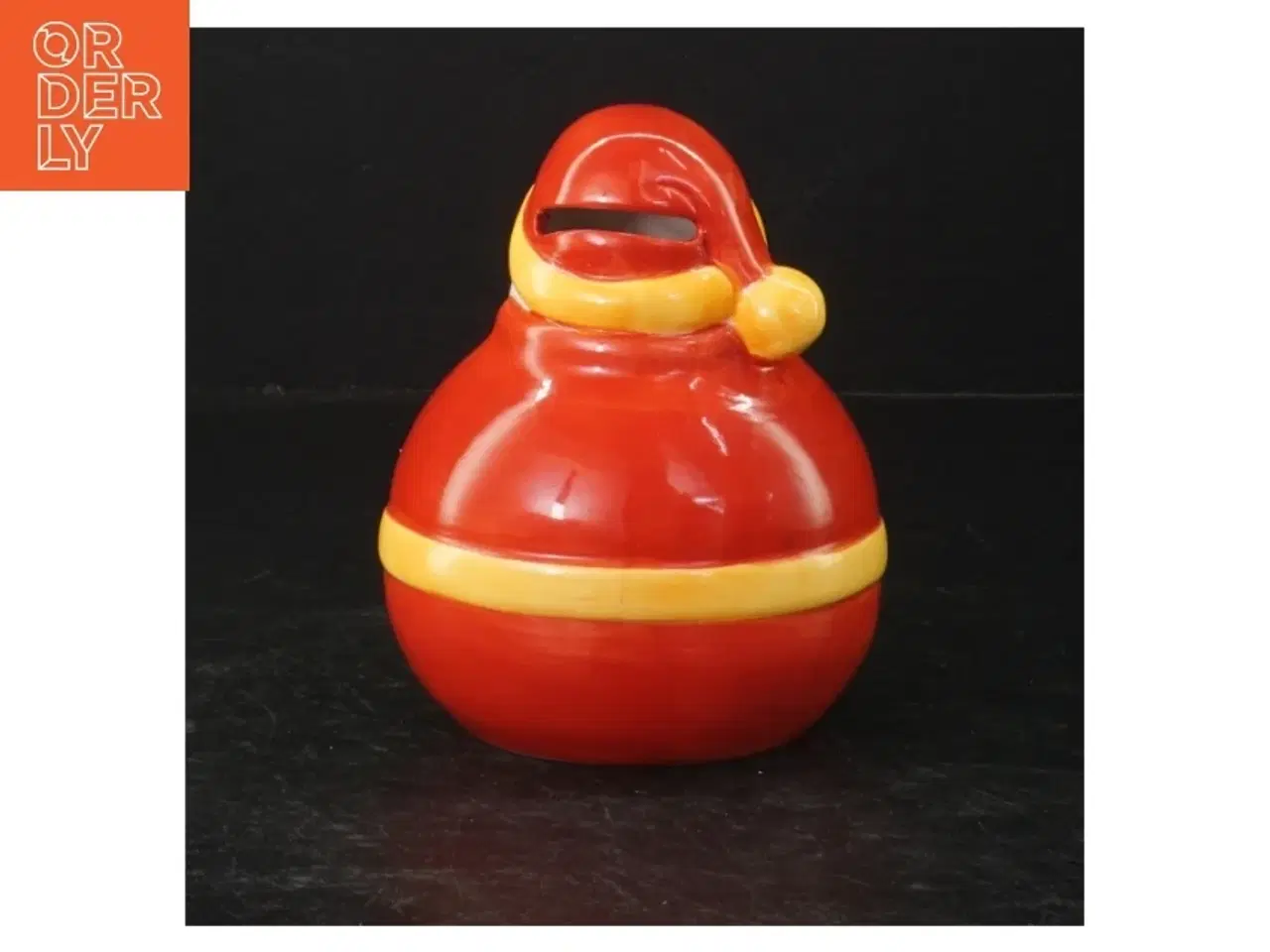 Billede 2 - Julemand keramik sparebøsse (str. 14 cm)