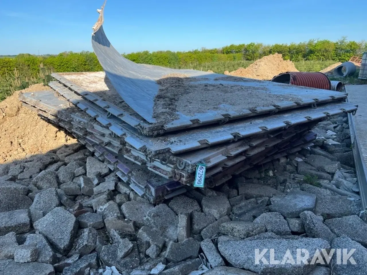 Billede 1 - Alu køreplader 9 styks