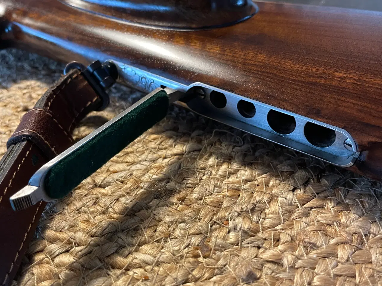 Billede 12 -  Lux Merkel drilling 12/70 & 7x65R m skæftemagasin