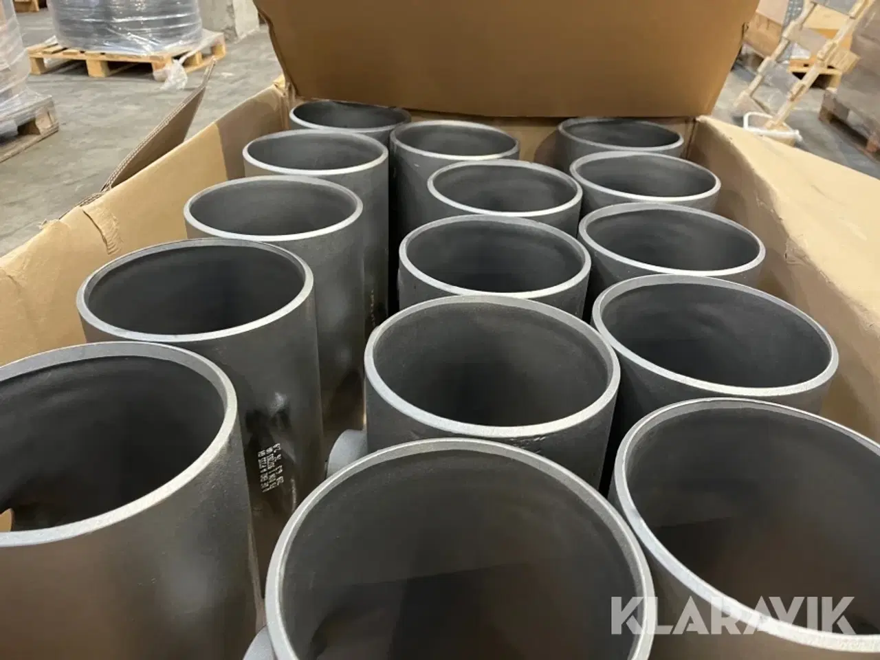 Billede 5 - Svejsetee 219,1x6,3-76,1x2,9mm P235GH - 2 paller