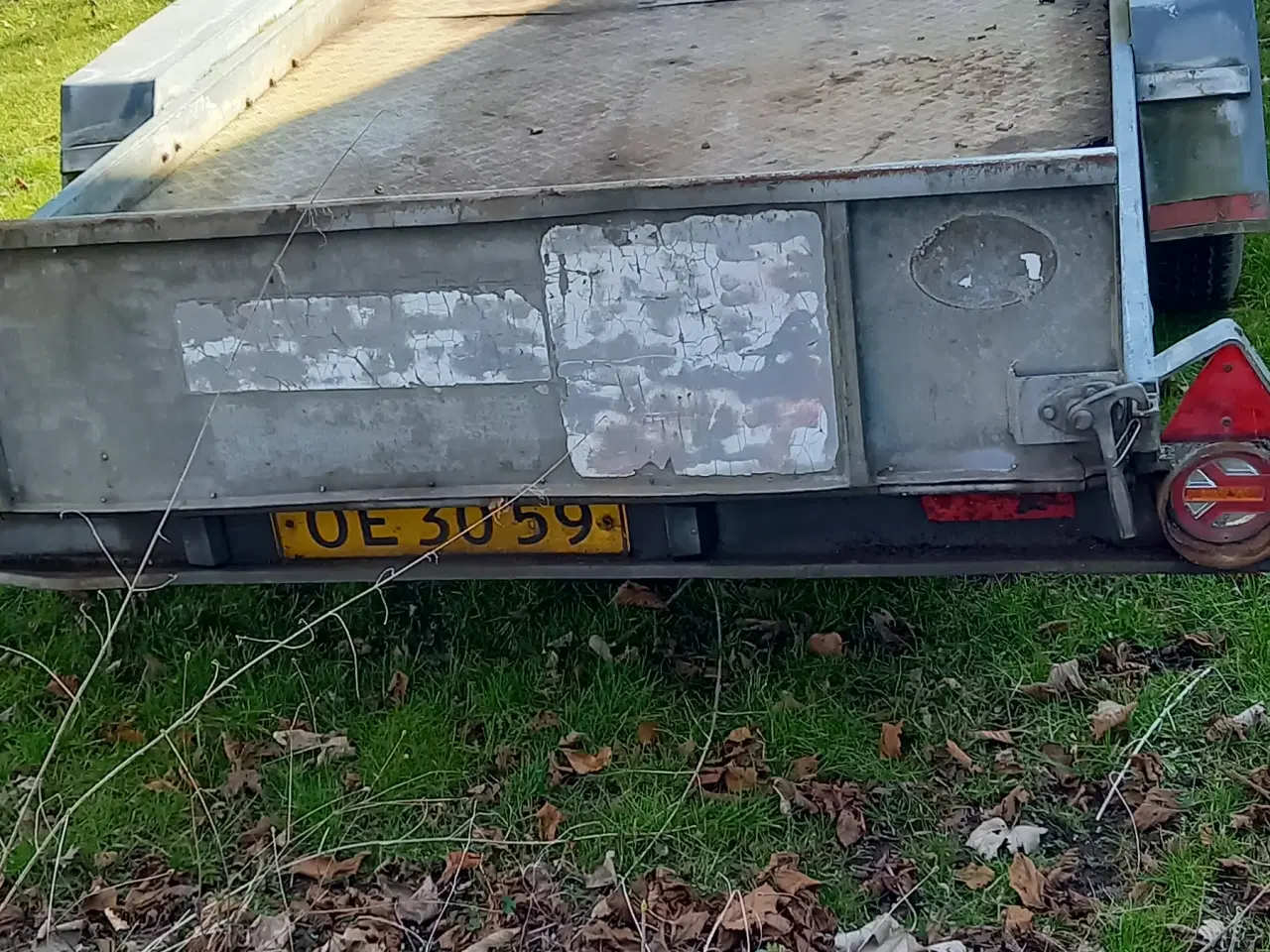 Billede 4 - Auto-Maskintrailer med alu-bund, for maskinkørsel