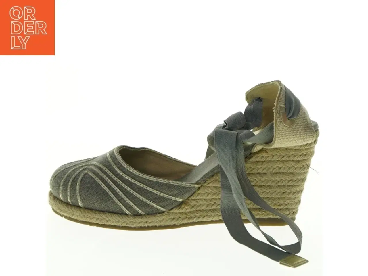 Billede 1 - Espadrillos med bånd fra NowOn (str. 37)