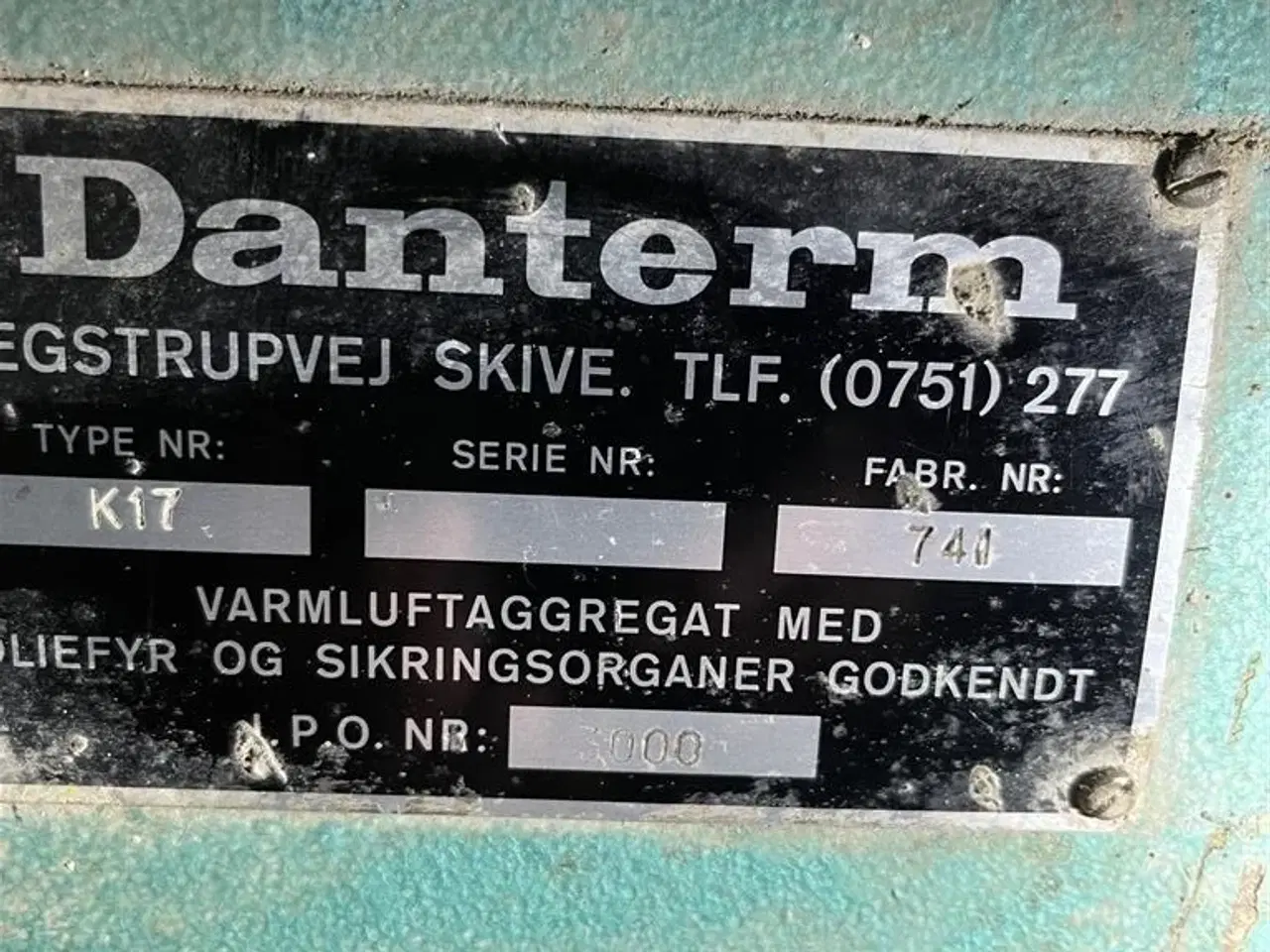 Billede 6 - Dantherm Værkstedsfyr med 6,5 m stålskorsten