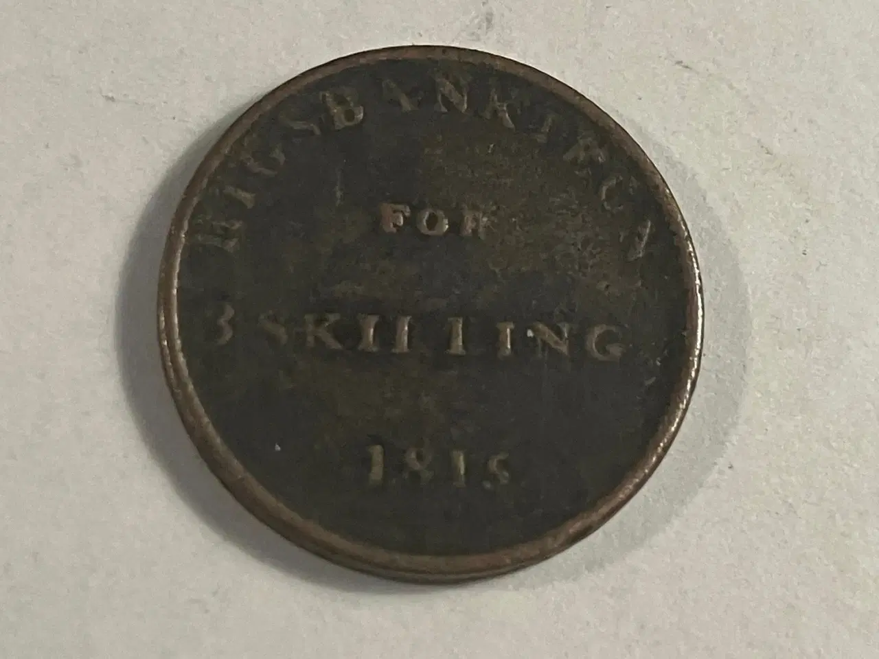Billede 1 - 3 Skilling 1815 Danmark