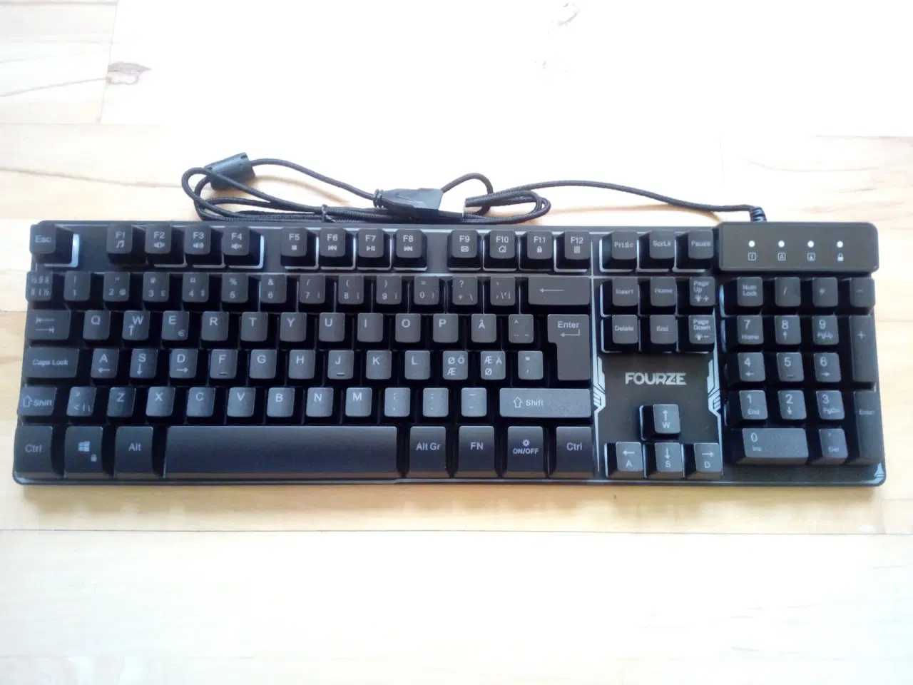 Billede 2 - Fourze gaming tastatur GK120 RGB baggrundslys