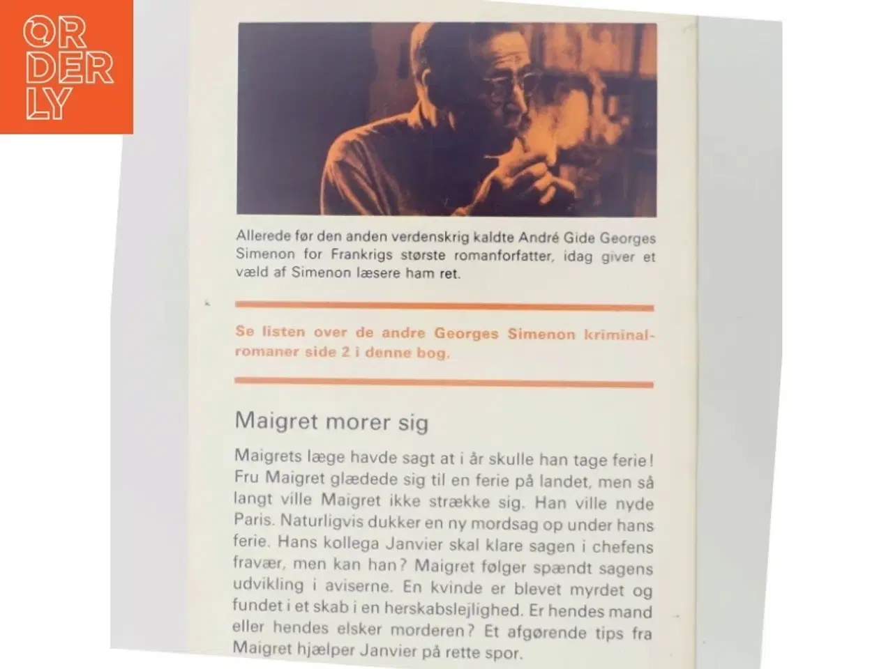 Billede 3 - Maigret morer sig af Georges Simenon (Bog)