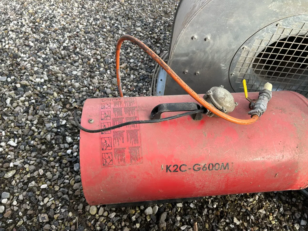 Billede 5 - Blæser. Ovn og rør til korntørring