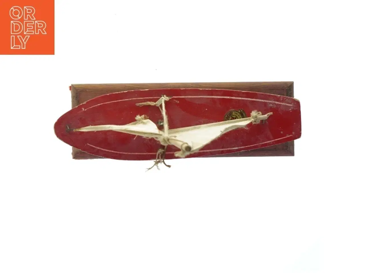 Billede 2 - Modelsejlskib på træfod (str. 30 cm)