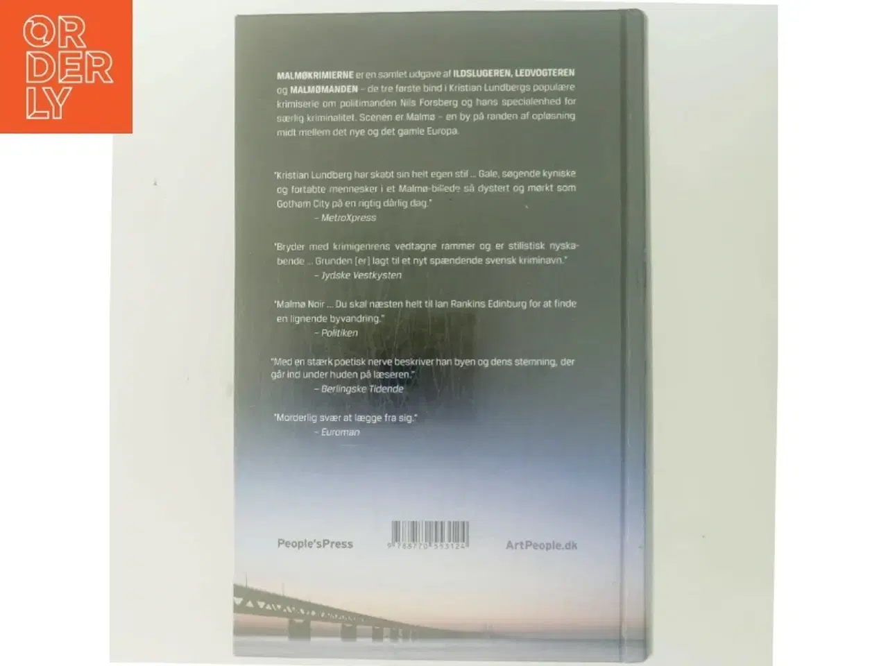 Billede 3 - Malmøkrimierne : Ildslugeren : Ledvogteren : Malmømanden af Kristian Lundberg (Bog)