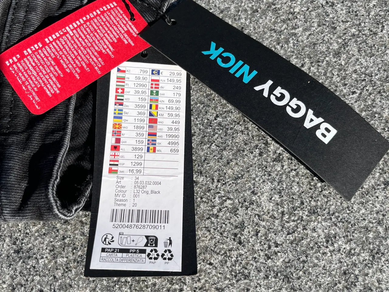 Billede 2 - Helt nye FSBN Baggy Nick jeans str 34/32