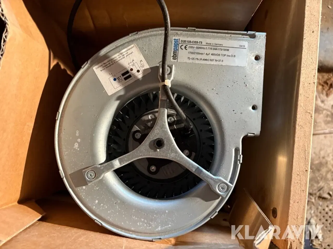 Billede 5 - Centrifugalblæsere ebmpapst 175/190w 24 styk. 67/90W 11 styk.