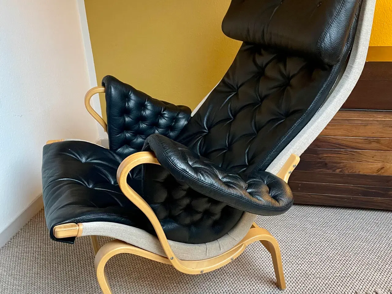 Billede 2 - Pernilla 69 stol incl skammel i flot stand uden pl