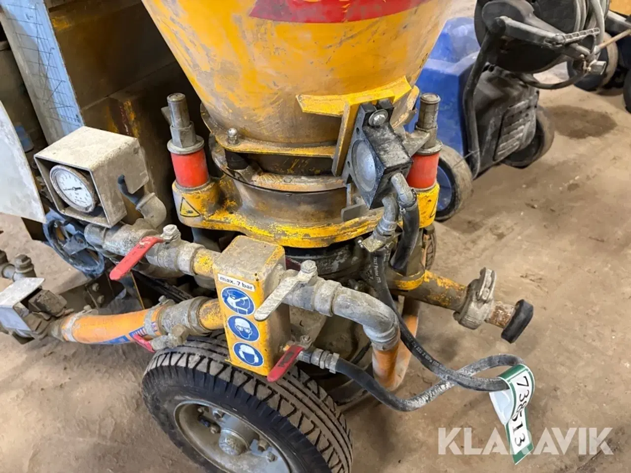 Billede 12 - Beton sprøjte Aliva SIKA 246.5 med slange