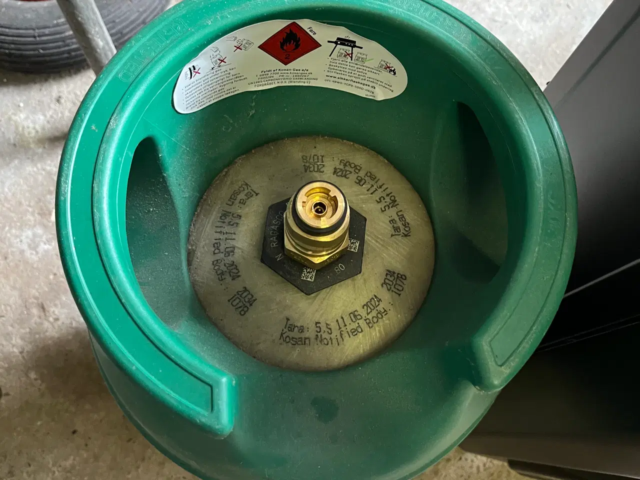 Billede 2 - Gasvarmeovn og gasflaske
