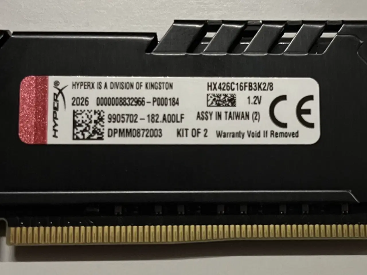 Billede 5 - Kingston HyperX Fury 4x4GB 2666MHz RAM