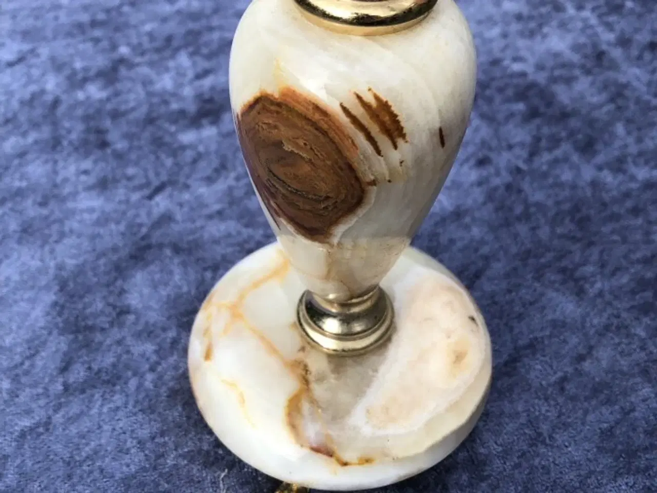 Billede 3 - 3-armet lysestage med marmorfod