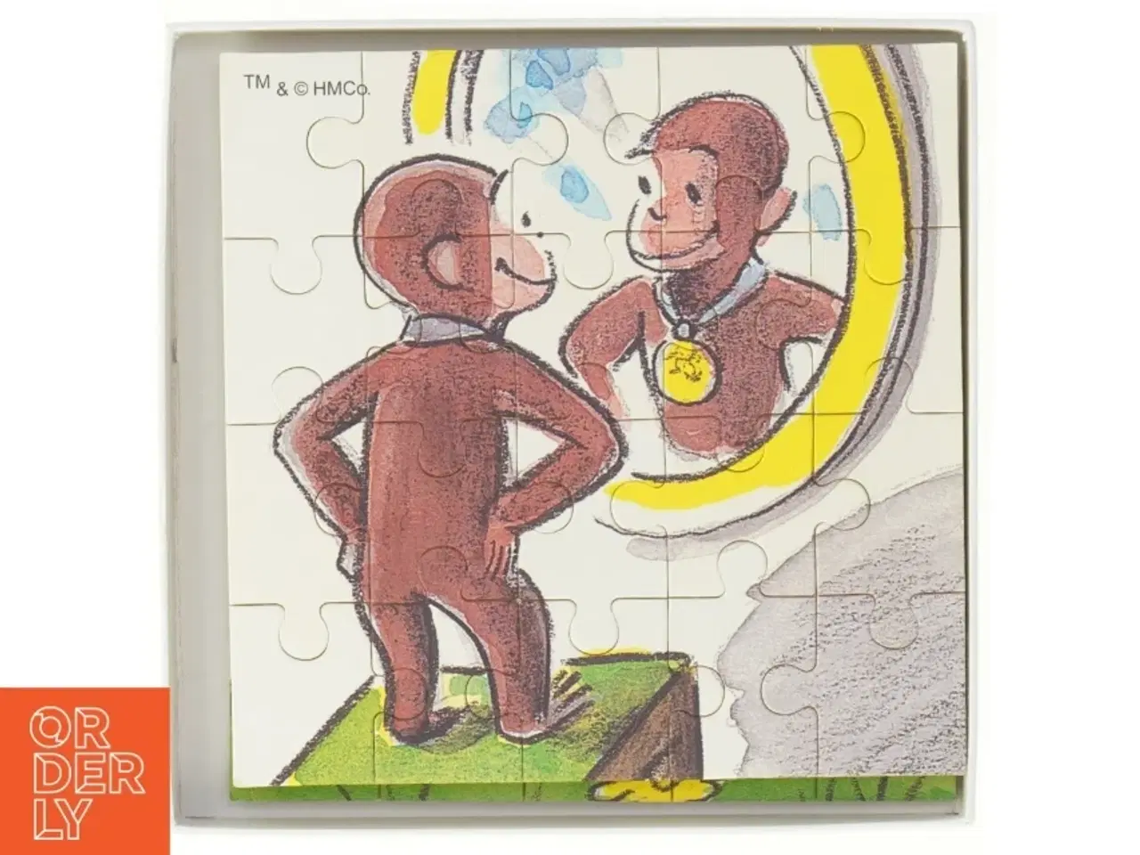 Billede 3 - Puslespil i træ, Peter Pedal, Curious George (str. 20 cm)