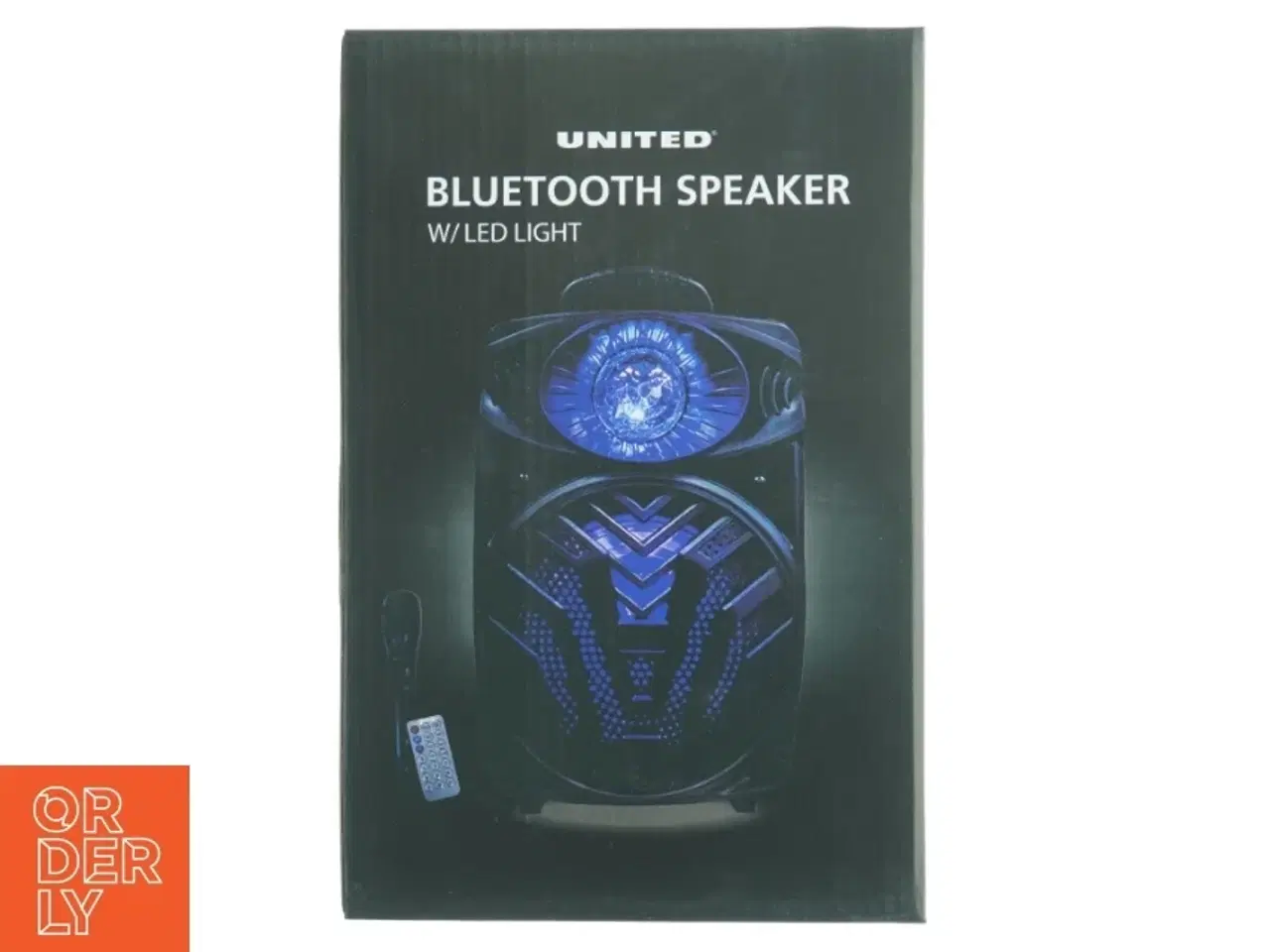 Billede 1 - Bluetooth højttaler med LED-lys fra United (str. 36,8 x 24 x 19,5 cm)