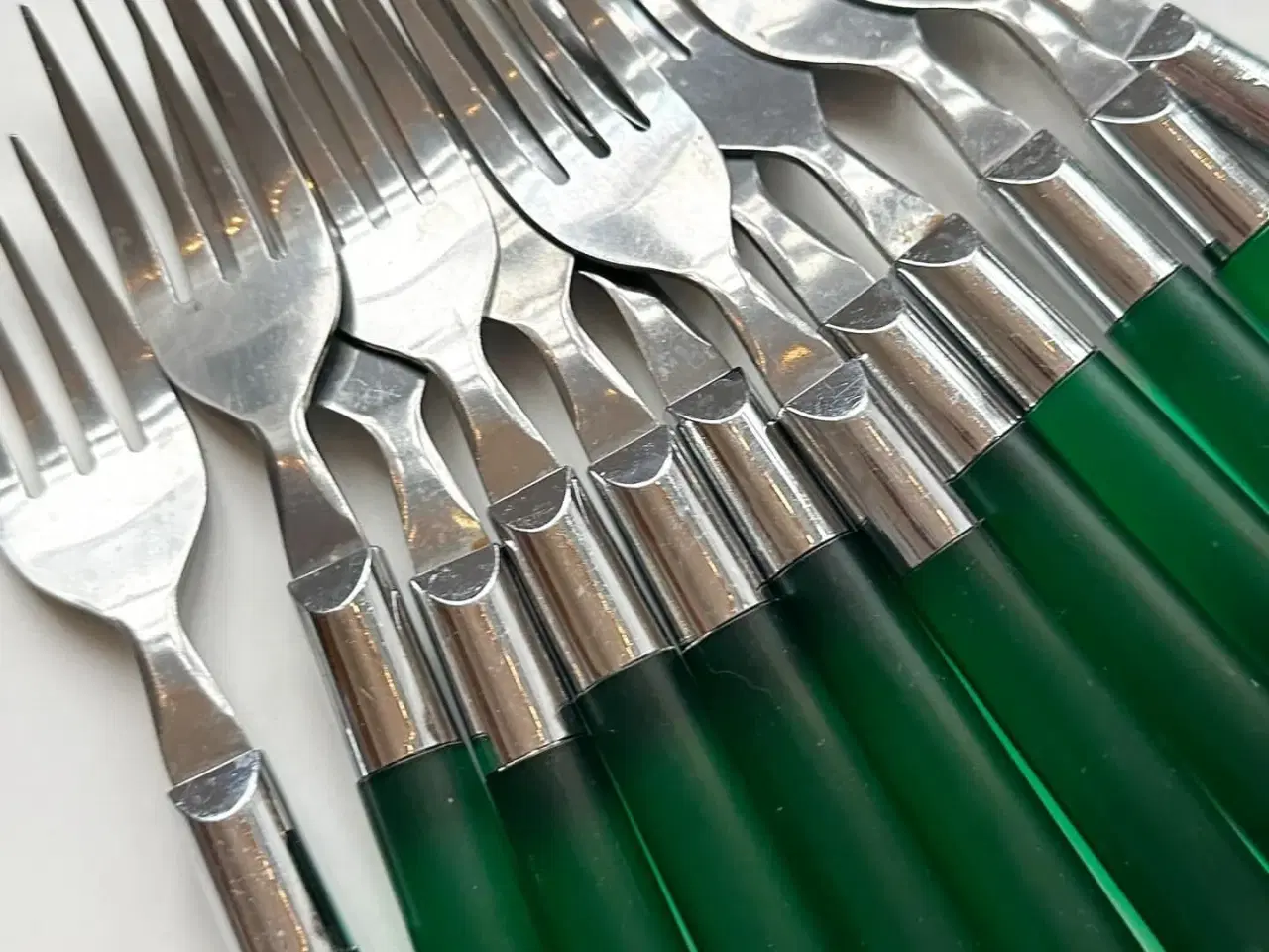 Billede 3 - Ikea gaffel, grøn plast, pr stk