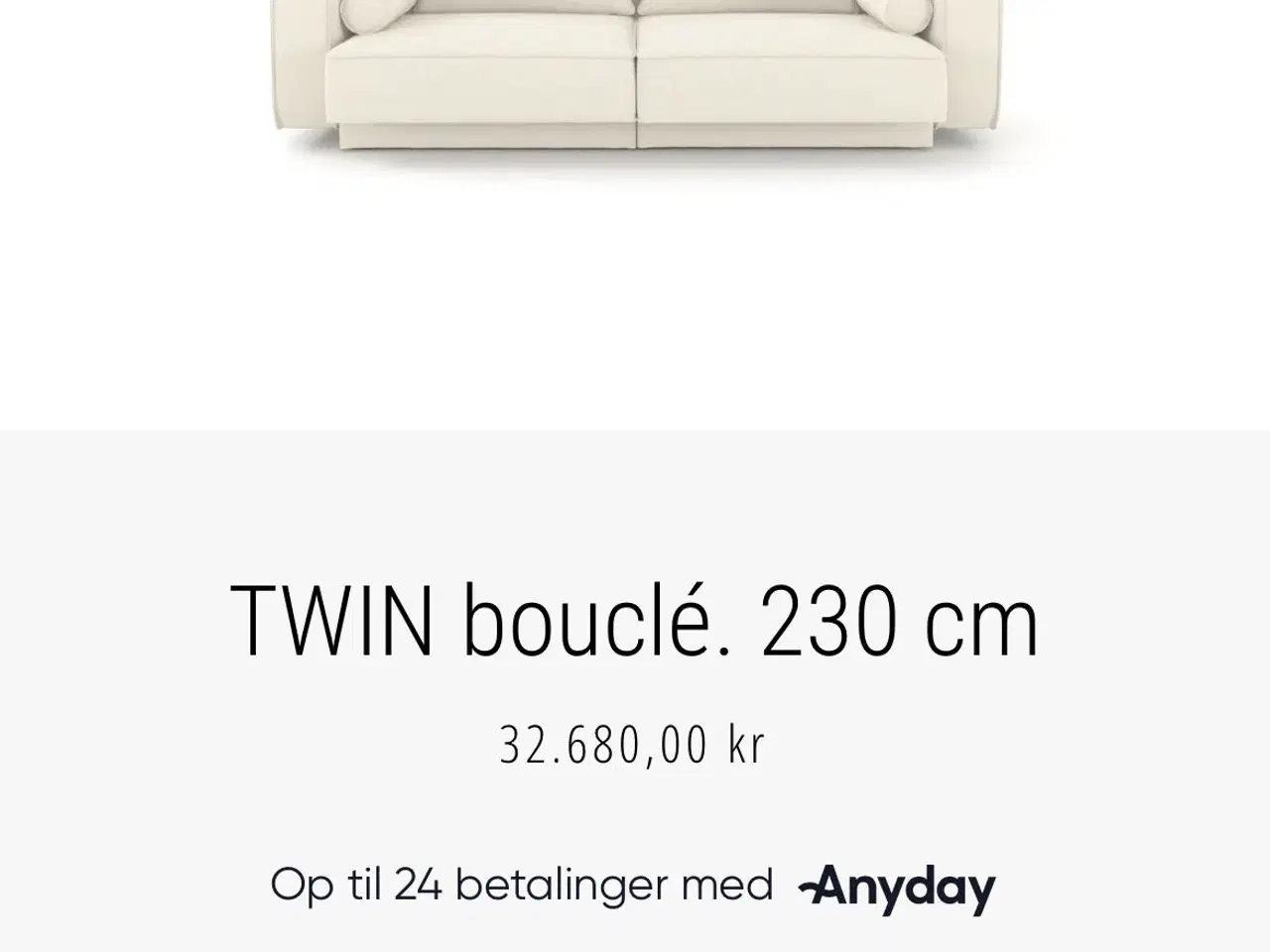 Billede 6 - Formel A TWIN sofa – GRATIS levering