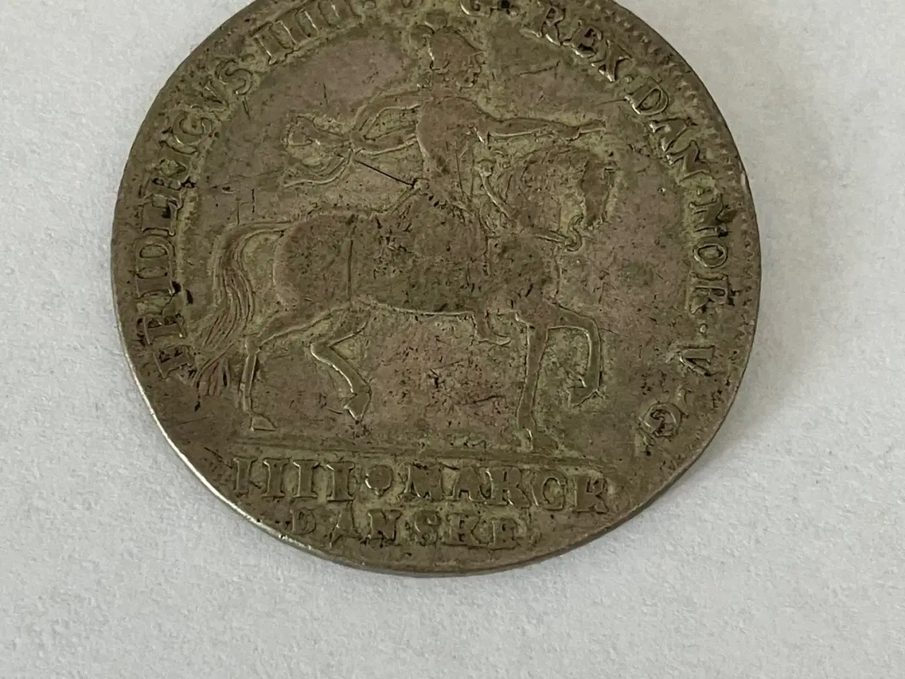 Billede 1 - 1 Krone 1711 Frederik IV S.19 Hede 39 Kv. 1-1+