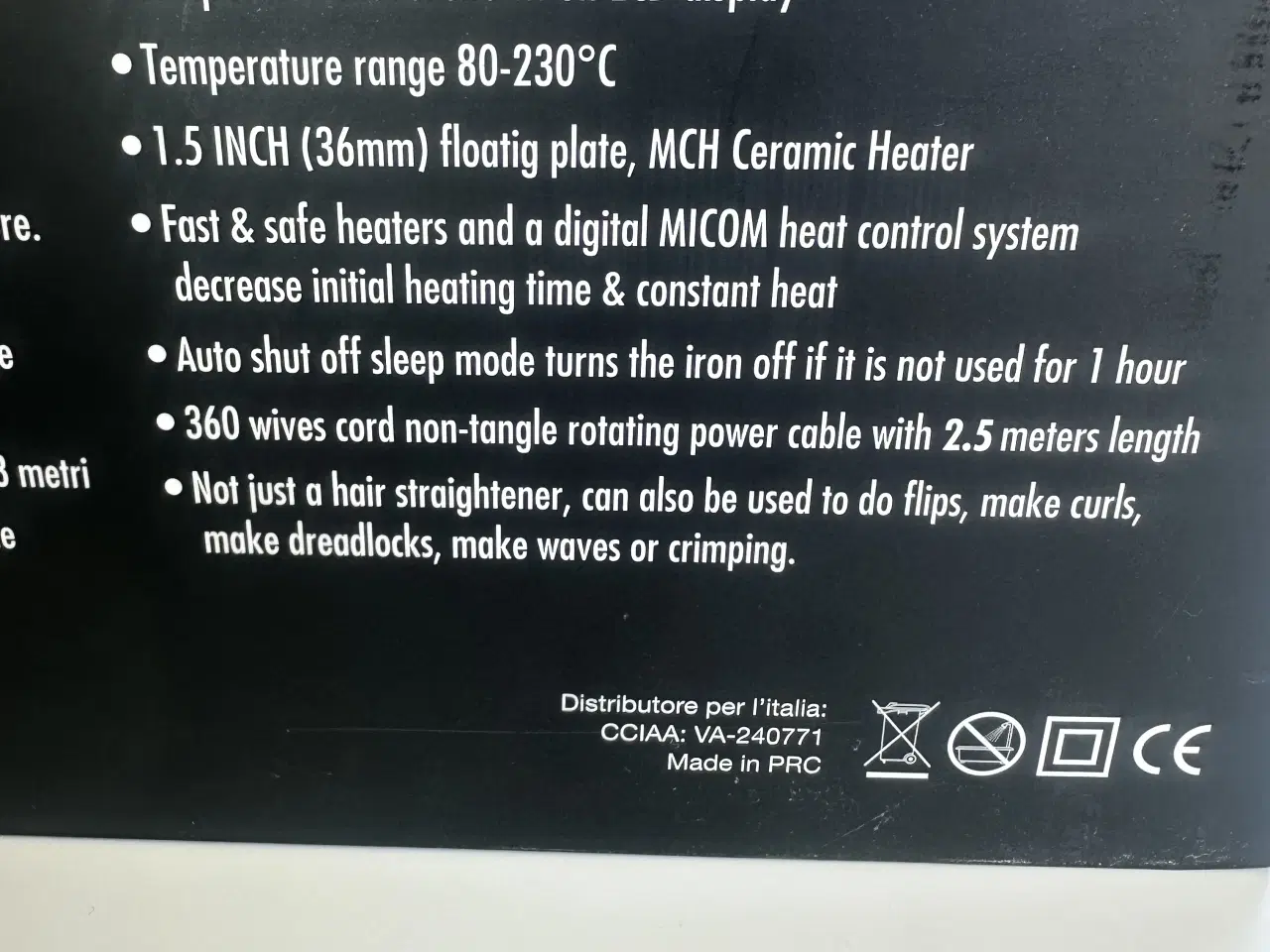 Billede 7 - Hairgene glatte og stylingjern small/slim