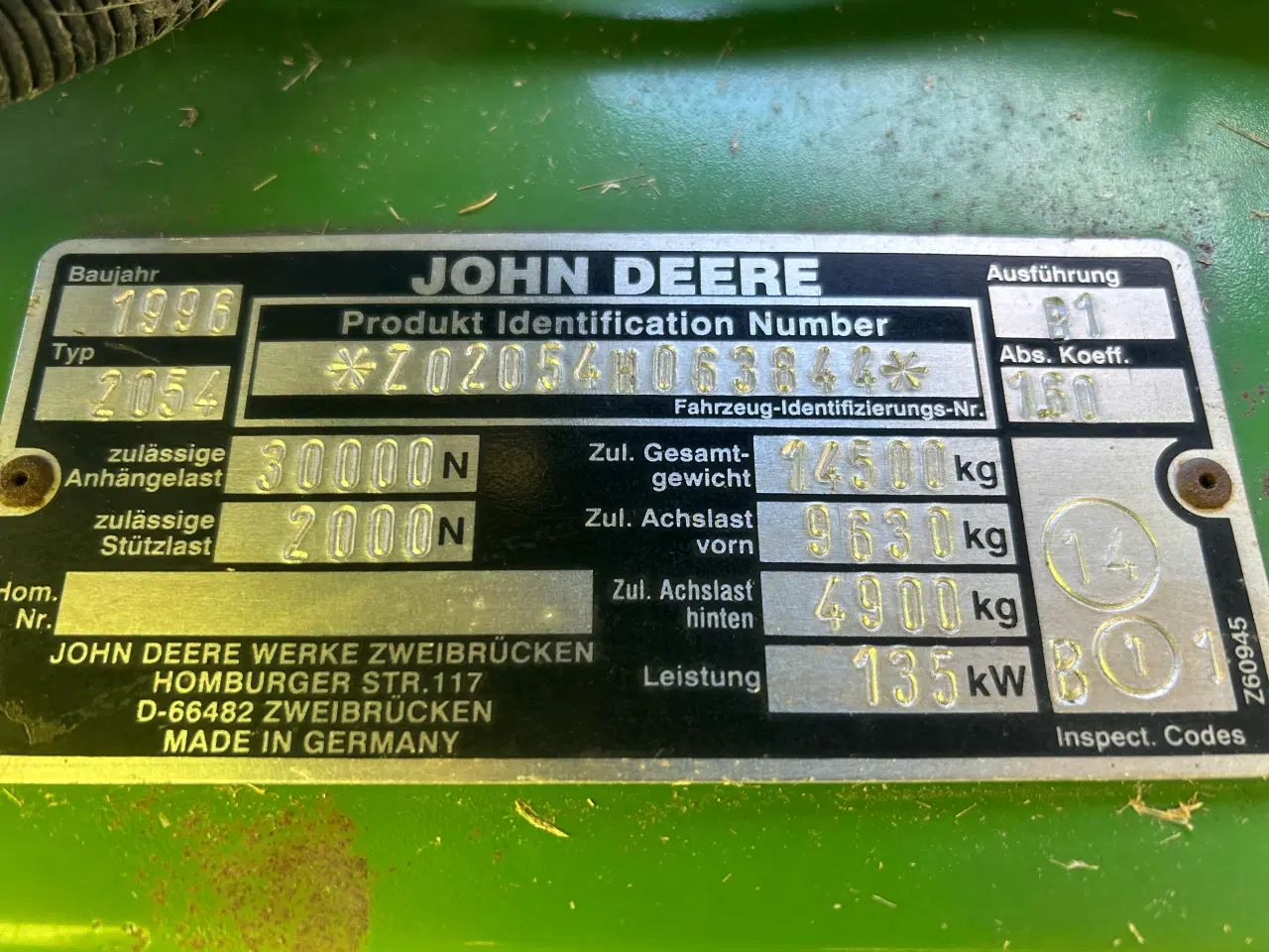 Billede 7 - JOHN DEERE 2054