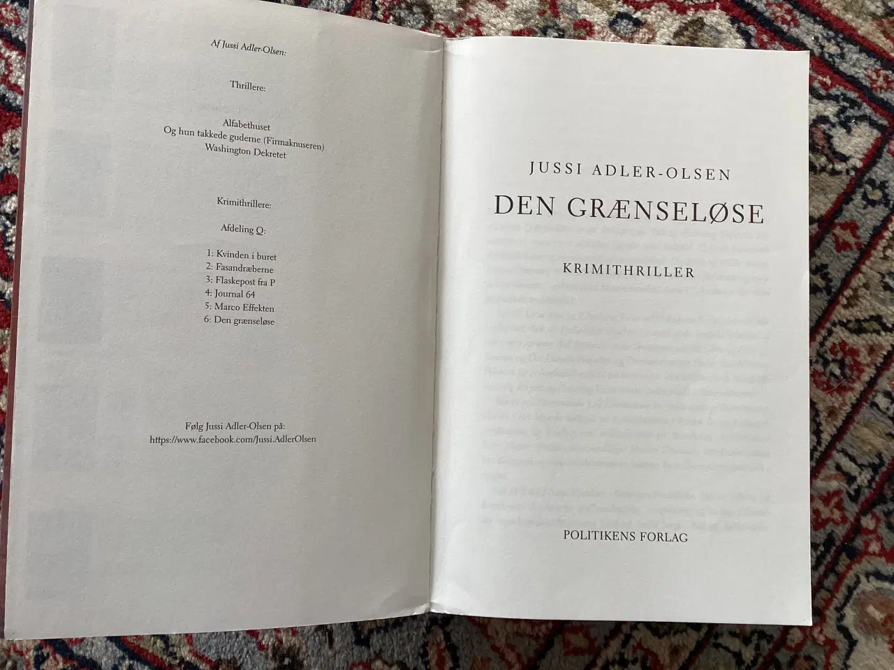 Billede 4 - Jussi Adler-Olsen “ den grænseløse”