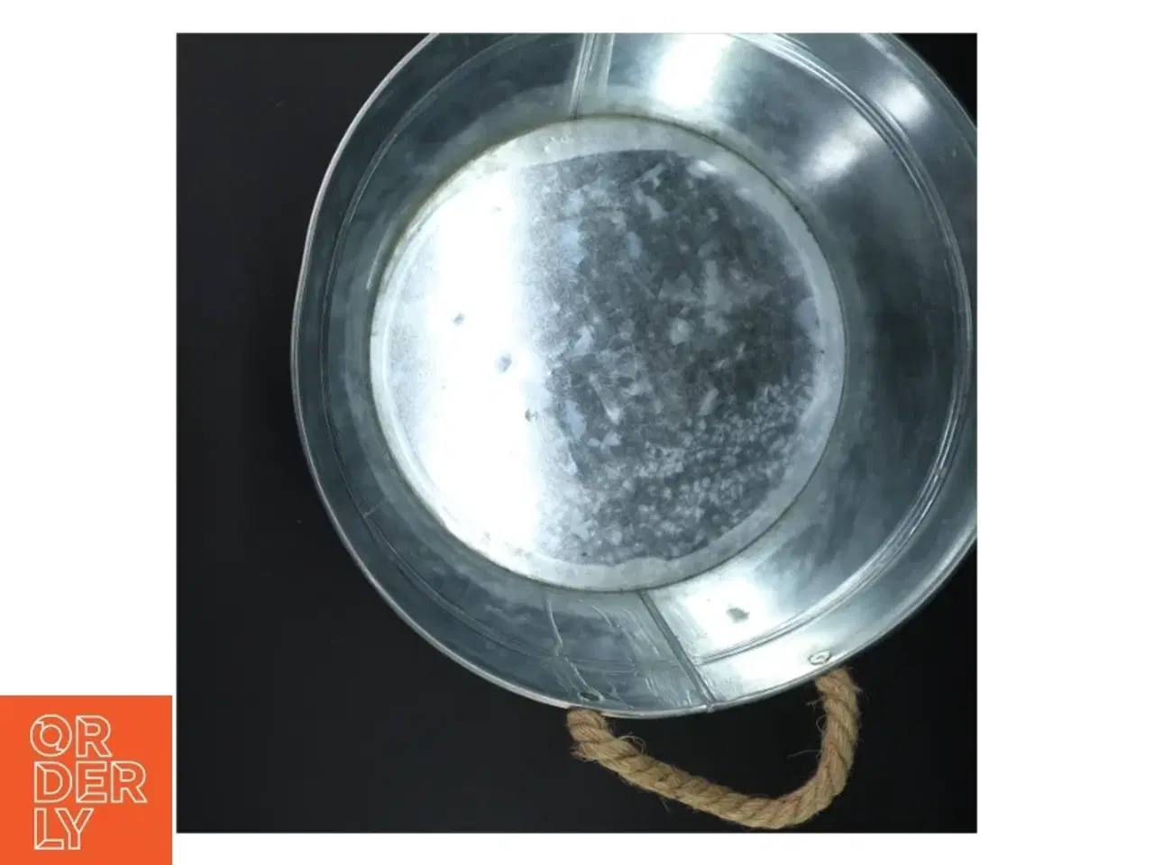 Billede 3 - Metal Spand (str. H. 17 cm. ø. 32 cm)