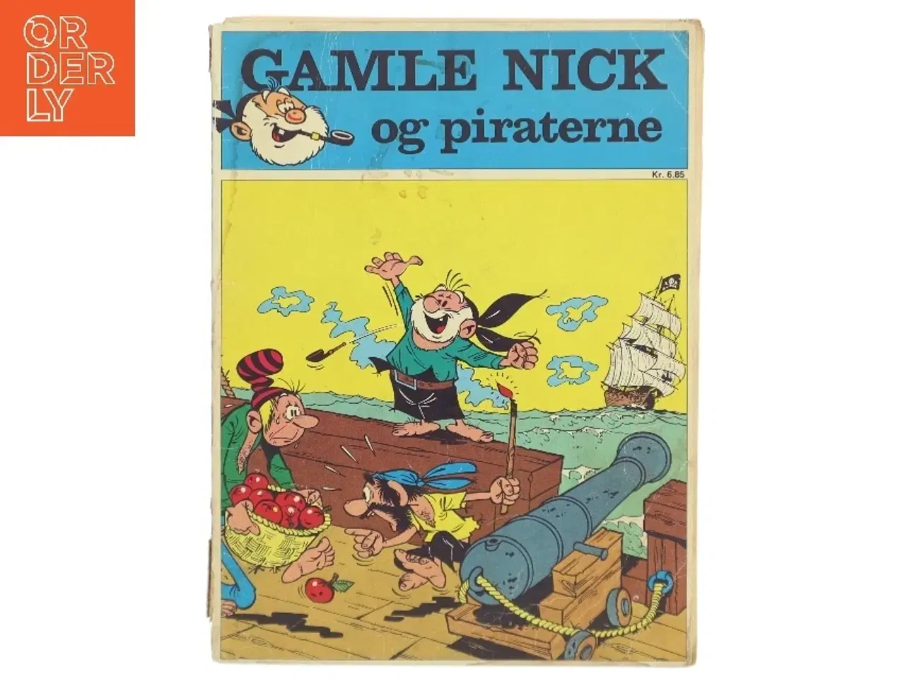 Billede 1 - Tegneserie 'Gamle Nick og piraterne'