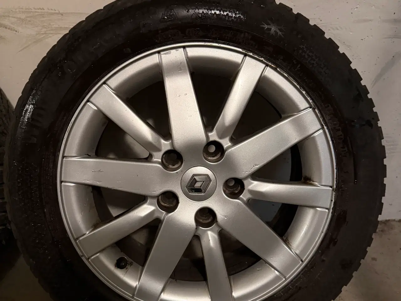 Billede 2 - 16 Originale Renault alufælge med Conti vinterdæk