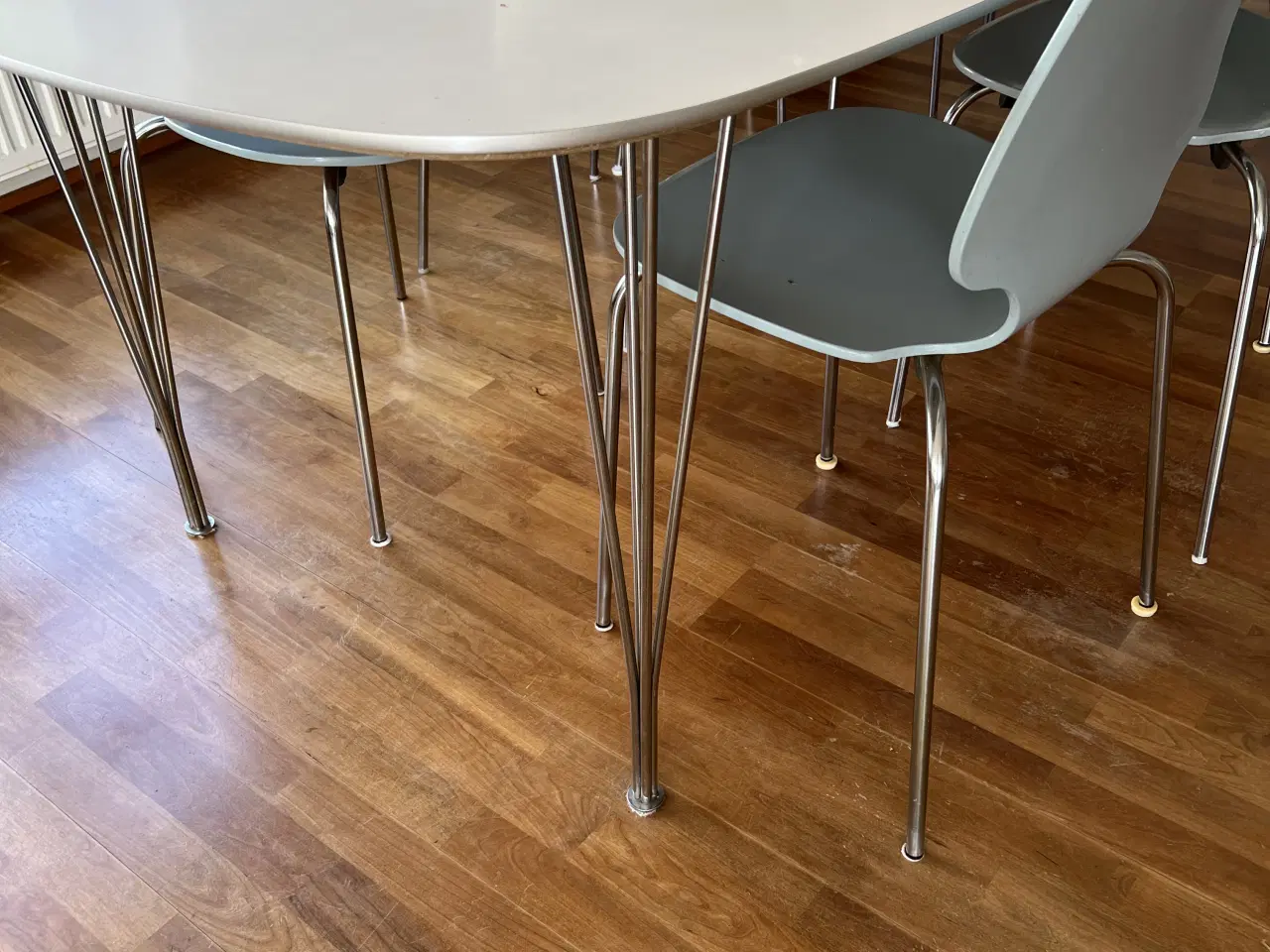 Billede 5 - Elipse spisebord med 2 plader - 