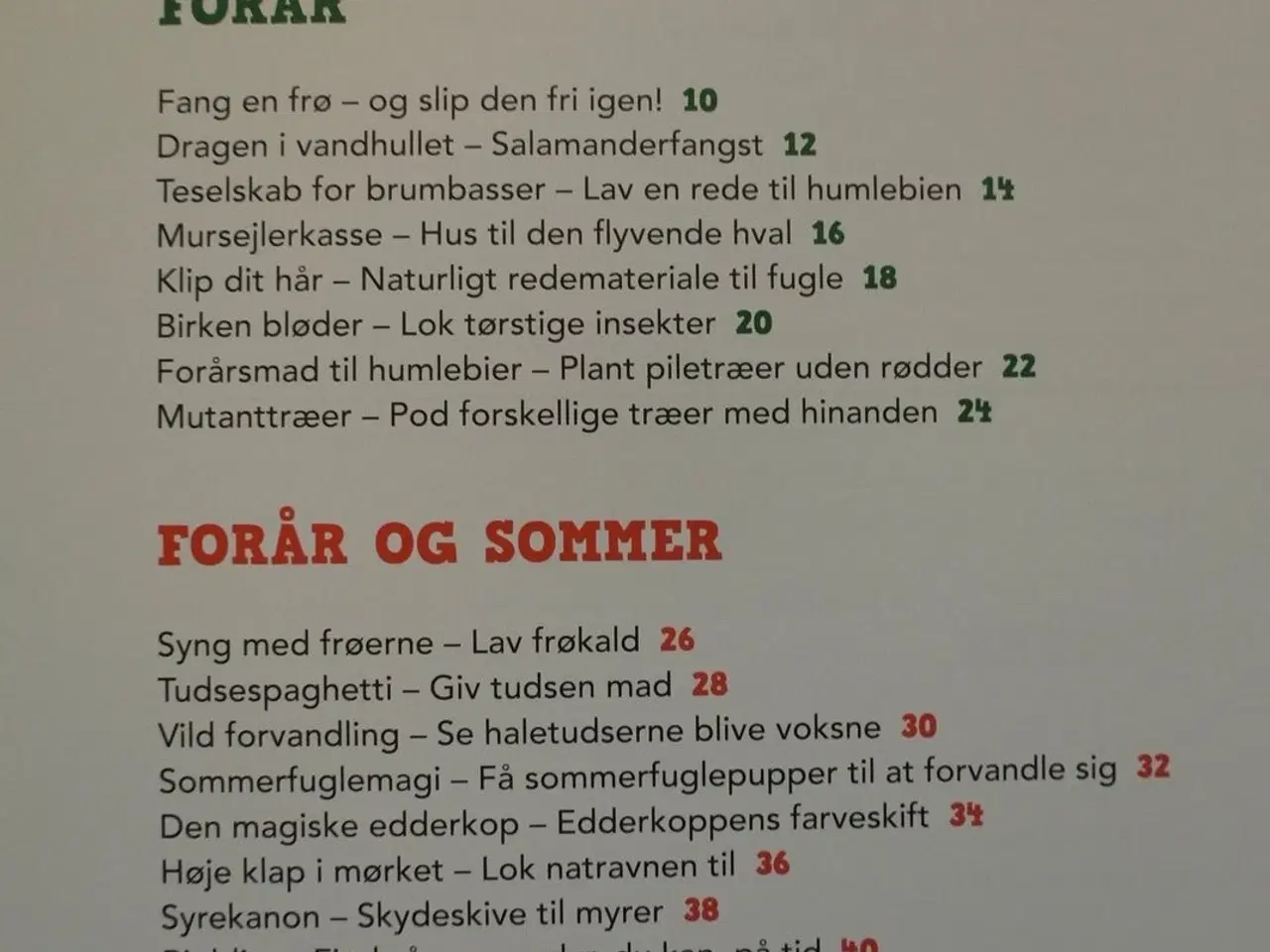 Billede 2 - naturen kalder - 100 opskrifter på dyreoplevelser,