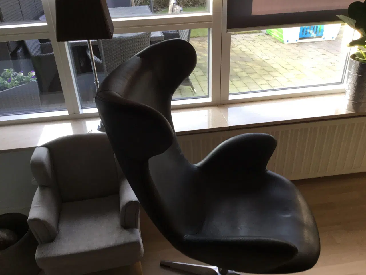 Billede 1 - Sinnerup læder stol