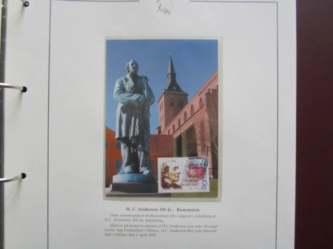 Billede 20 - H.C. Andersen 200 år  frimærke udgivelser