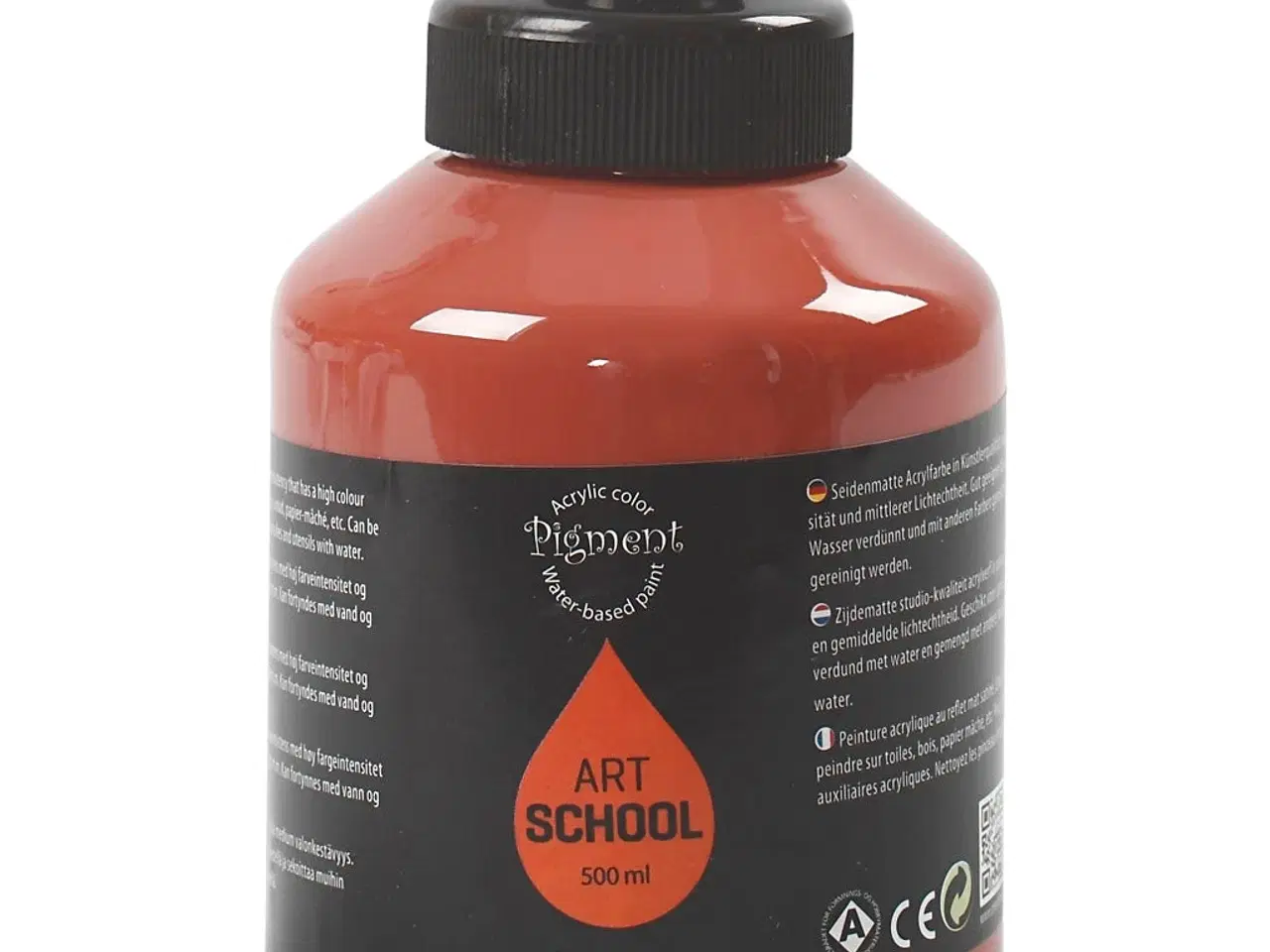 Billede 1 - Art Akrylmaling Burnt Sienna 500ml - Halvblank Finish