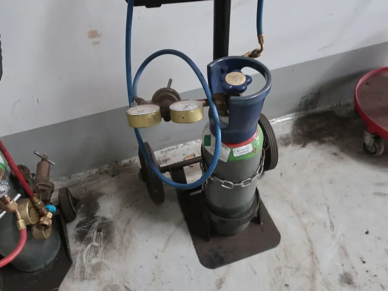 Billede 2 - Flaskevogn samt gasflaske