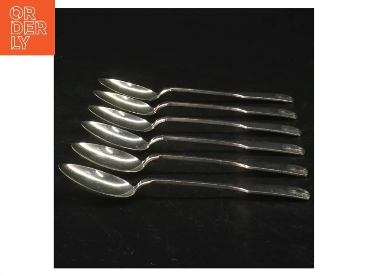 Billede 4 - Teskeer i Muslingemønster  (str. Længde, 11,5 cm)