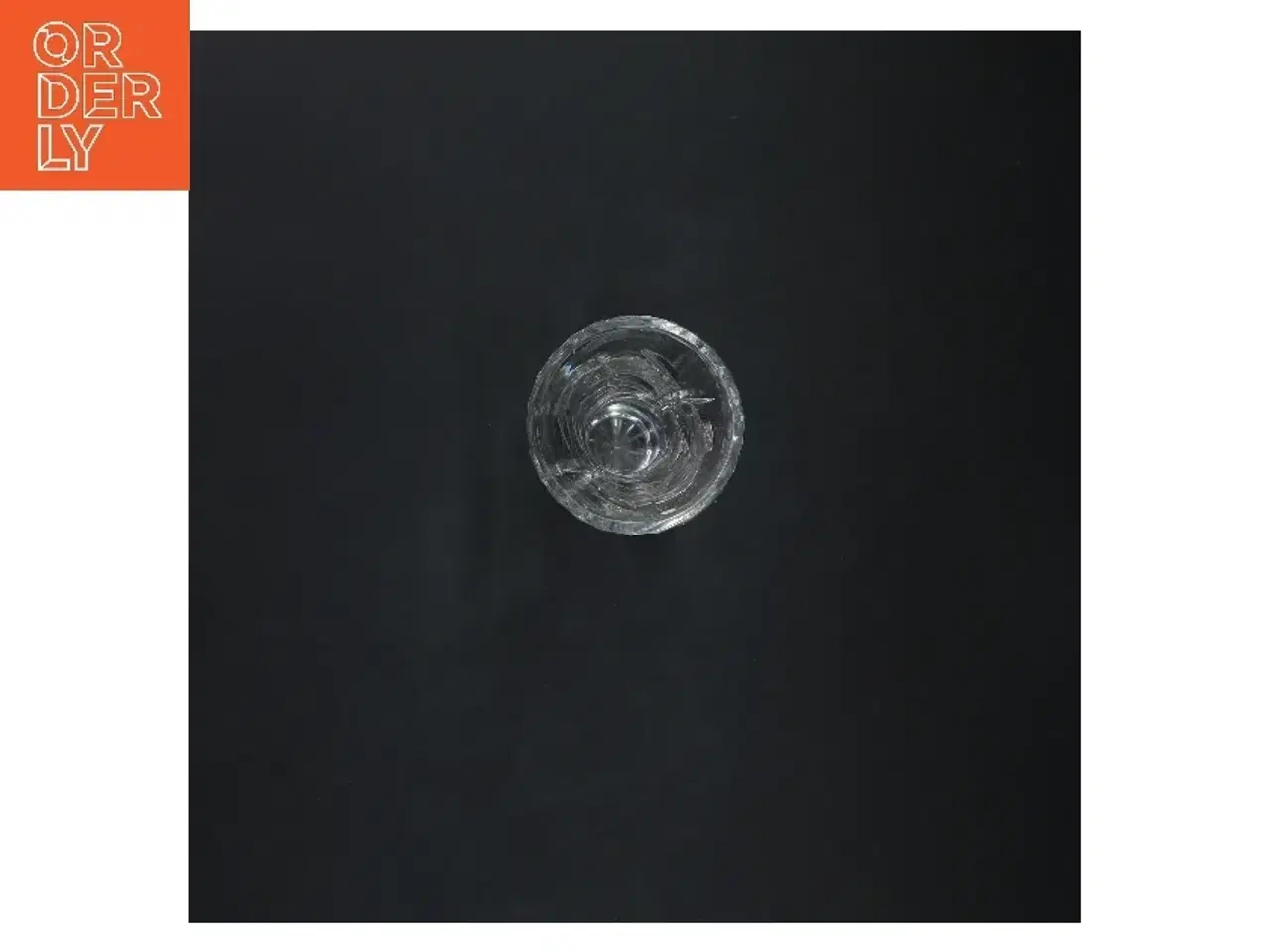 Billede 3 - Glasvase med mønster (str. 18 cm)