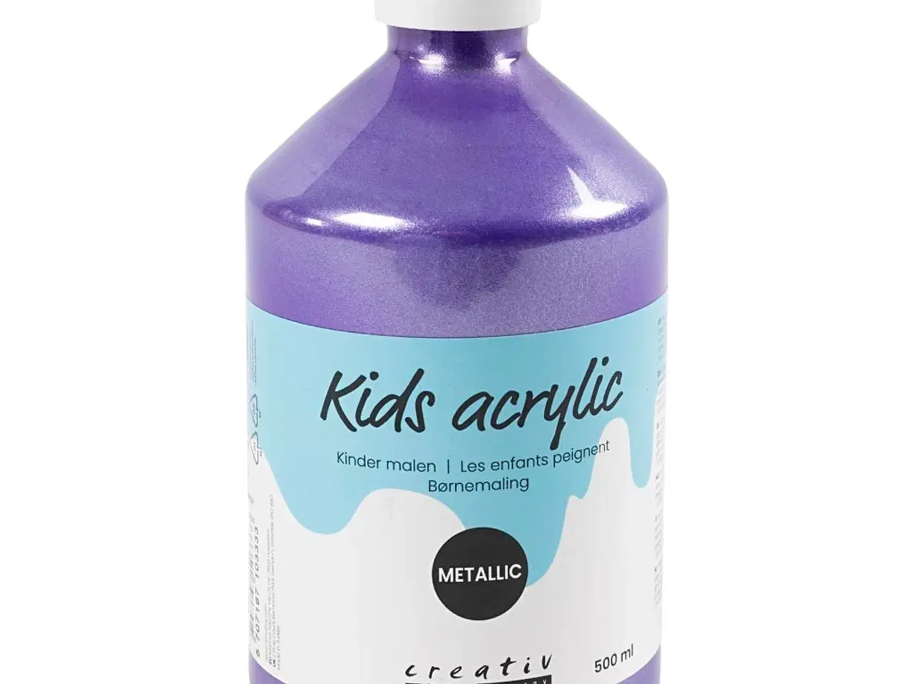 Billede 1 - Akrylmaling Metallic, metallic, violet, 500ml/ 1 fl.